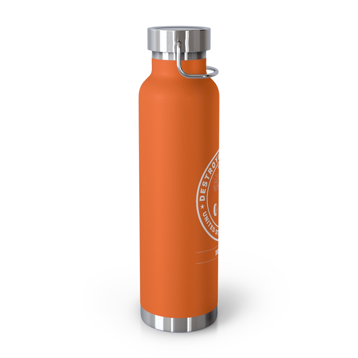 Fitness Logo Water Bottle — 22oz Copper Vacuum Insulated Sports Bottle