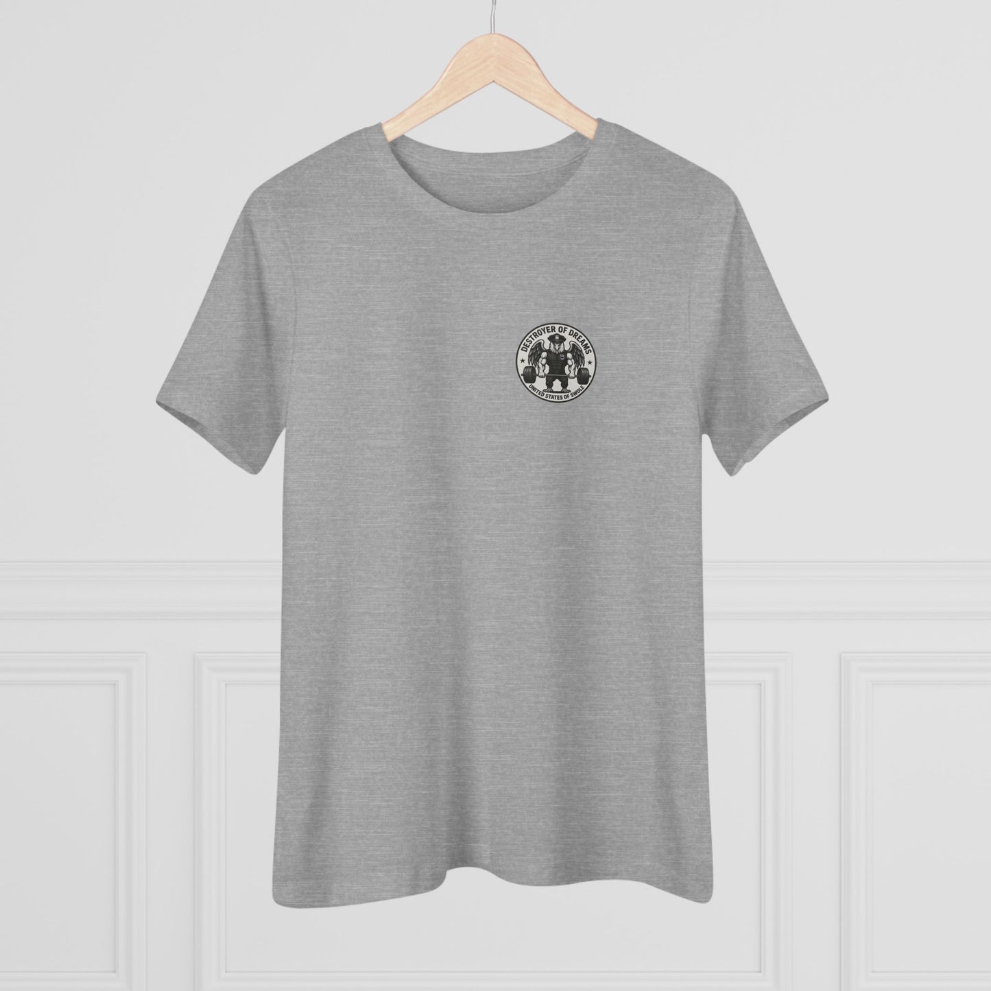 Thin Blue Line women's tee - funny gym shirt by DoD Fitness