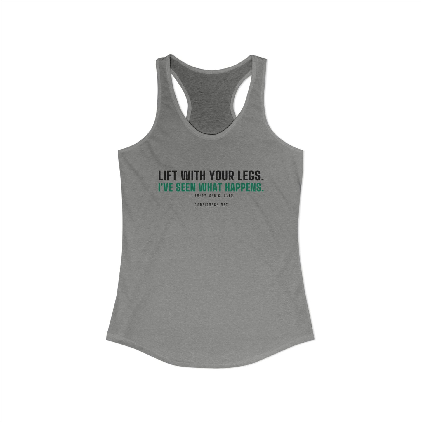 DoD Fitness - Lift With Your Legs Women's Tank