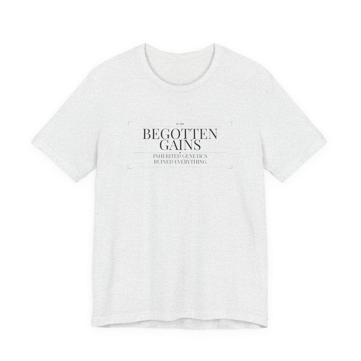 Begotten Gains - Iron Devotion men's tee - funny gym shirt by DoD Fitness