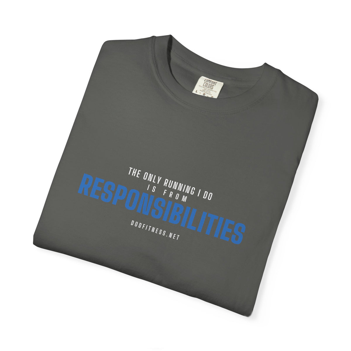 DoD Fitness - Running From Responsibilities Men's Tee