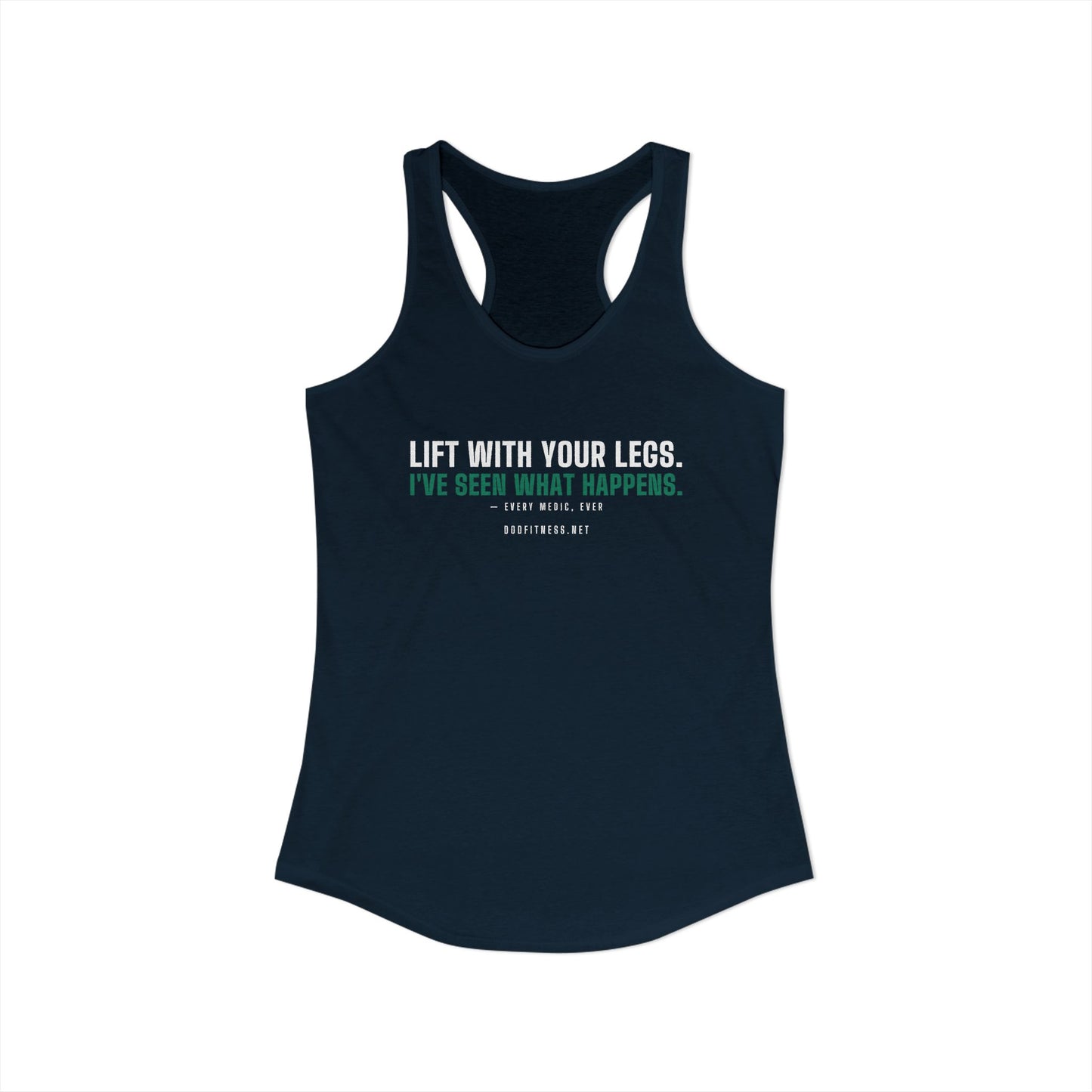 DoD Fitness - Lift With Your Legs Women's Tank