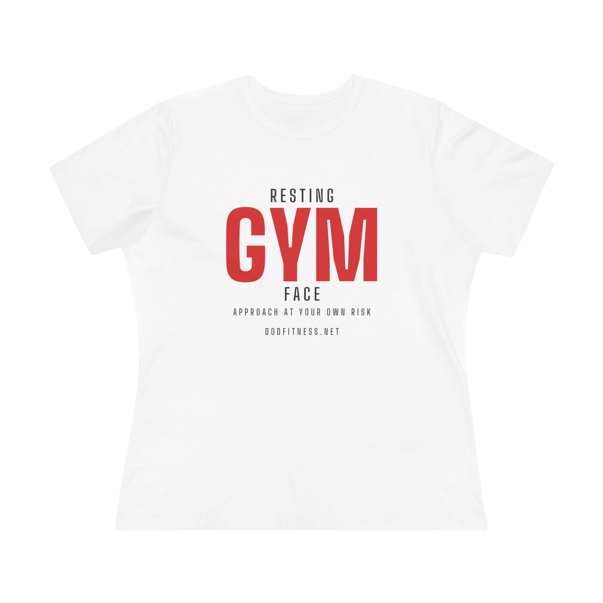 DoD Fitness - Resting Gym Face Women's Tee
