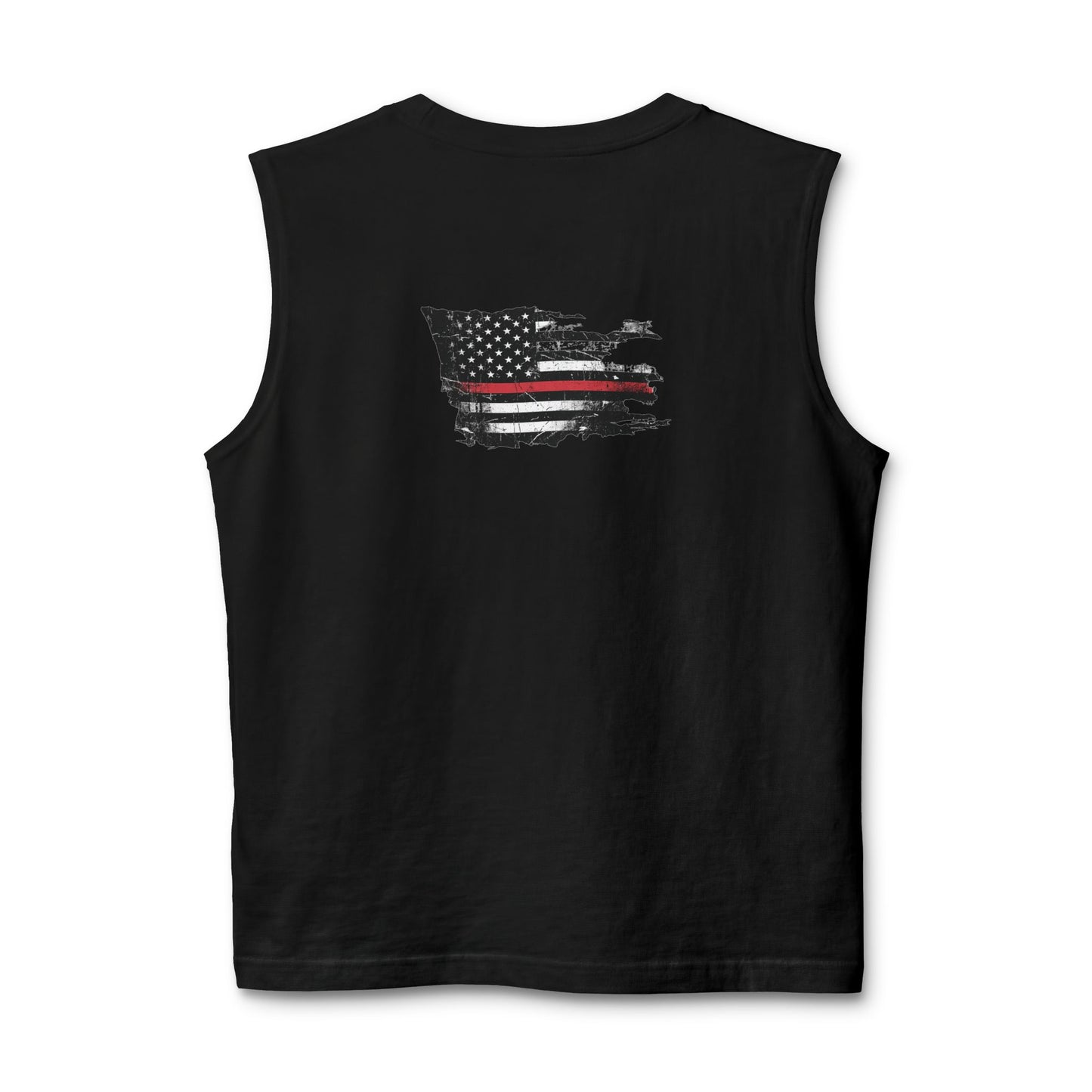 Thin Red Line stringer tank - funny gym shirt by DoD Fitness
