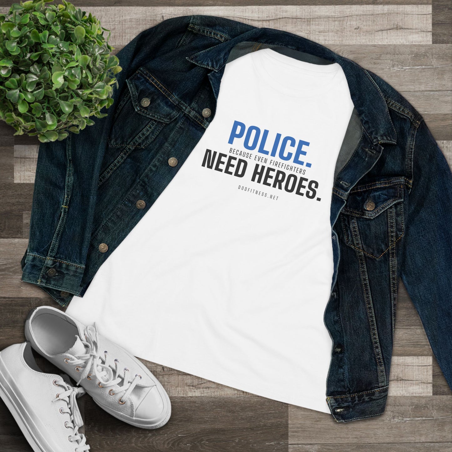 DoD Fitness - Police Need Heroes Women's Tee