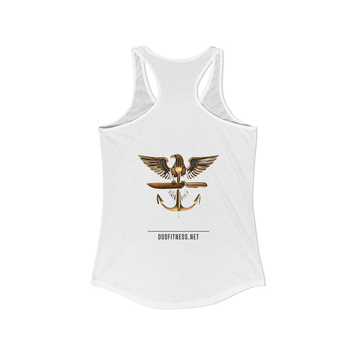 MEAL Team 6 - Operation: Cheat Day women's racerback tank - funny gym tank by DoD Fitness