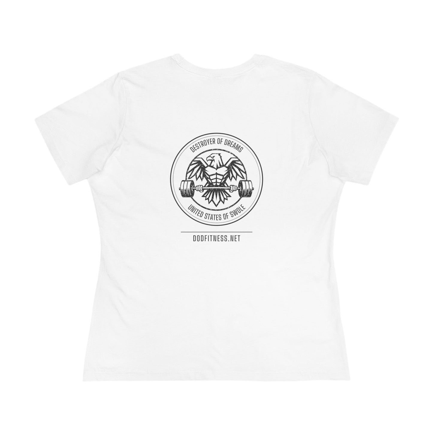 DoD Fitness - No Squatting Texting Rack Women's Tee