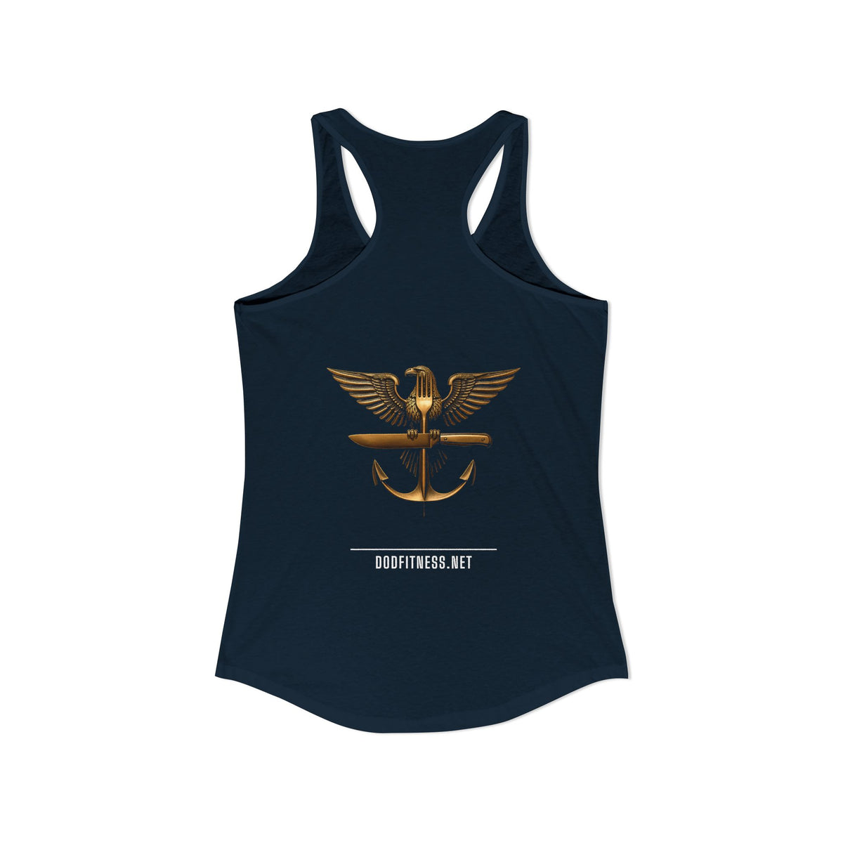 MEAL Team 6 - Operation: Cheat Day women's racerback tank - funny gym tank by DoD Fitness