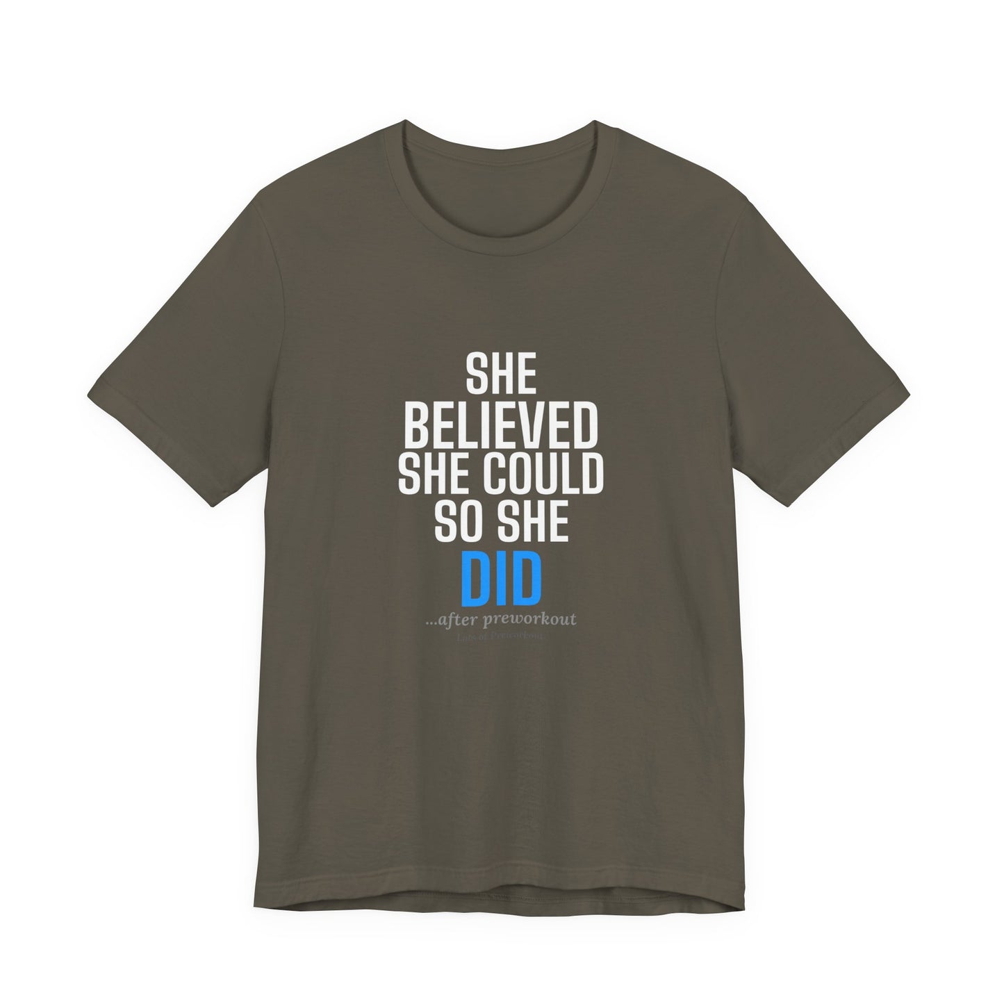 DoD Fitness - She Believed Tee