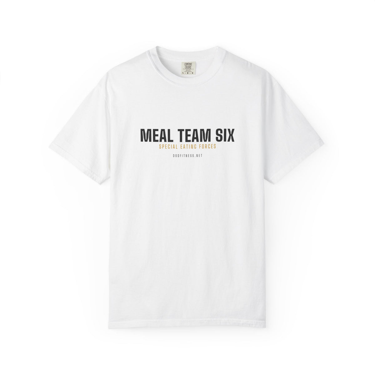 MEAL Team 6 - Special Eating Forces men's tee in White - funny gym shirt by DoD Fitness