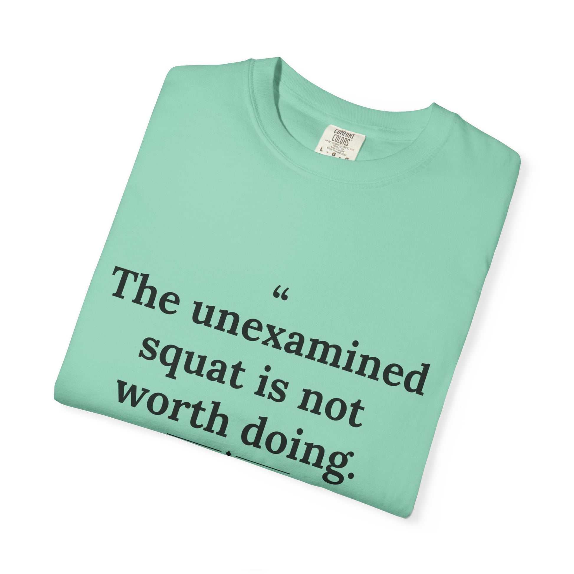 Assticles - The Unexamined Squat men's tee - funny gym shirt by DoD Fitness