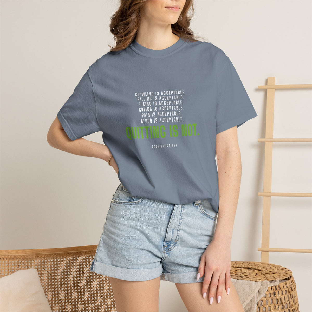 DoD Fitness - Quitting Is Not Men's Tee