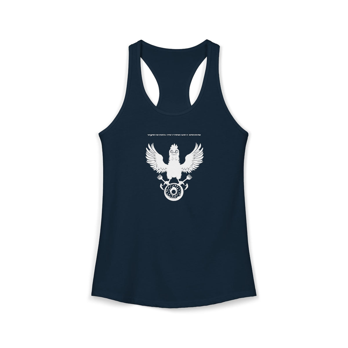 MEAL Team 6 - No Meal Left Behind women's racerback tank - funny gym tank by DoD Fitness