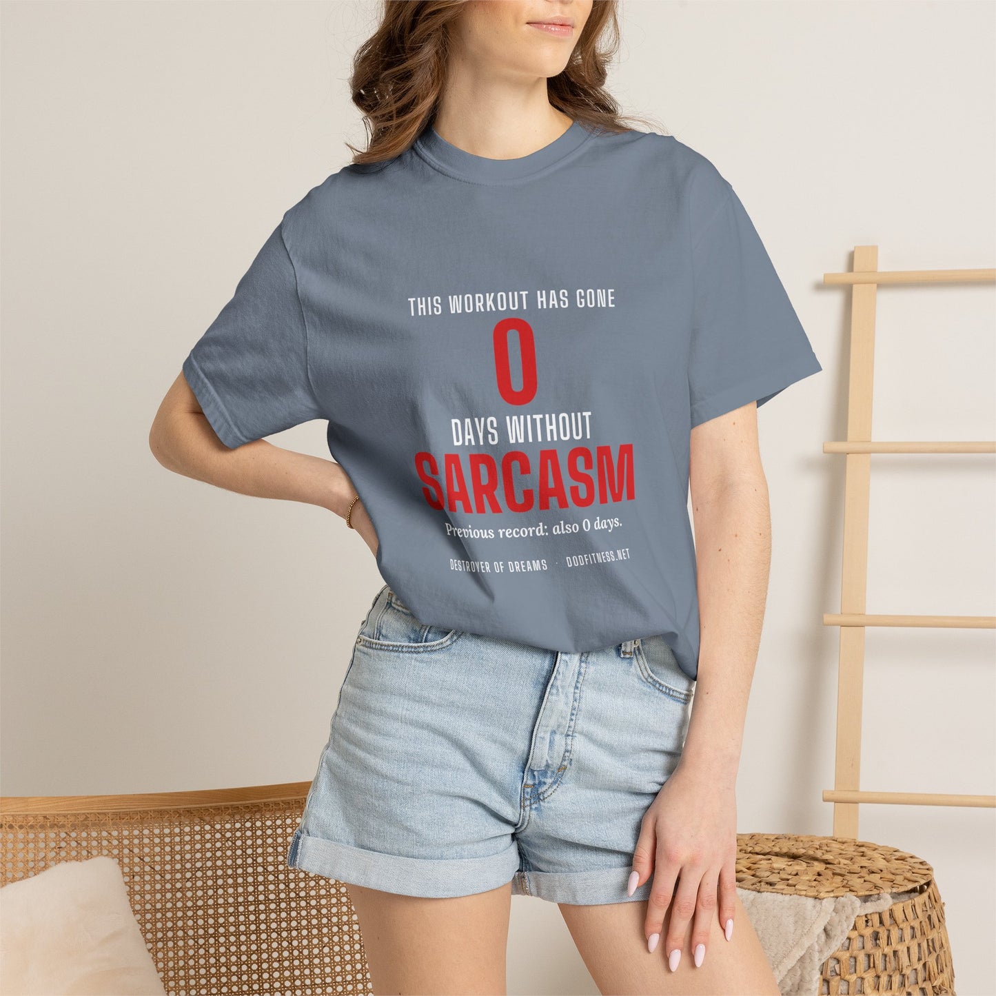 DoD Fitness - 0 Days Sarcasm Men's Tee