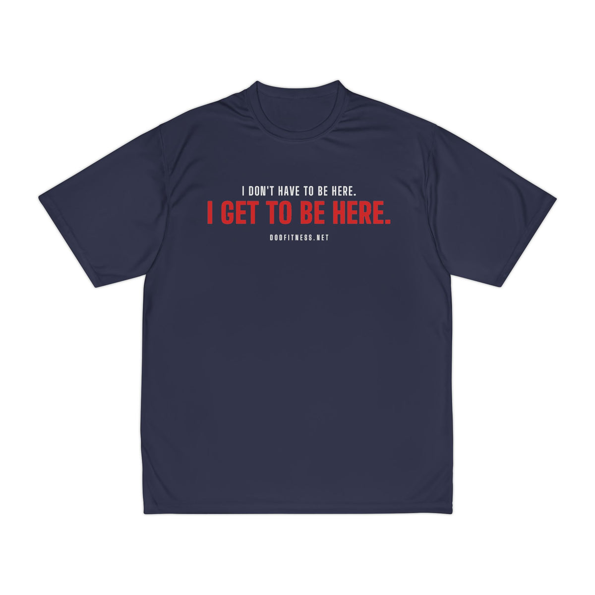 Have Get performance tee in Navy - funny gym shirt by DoD Fitness