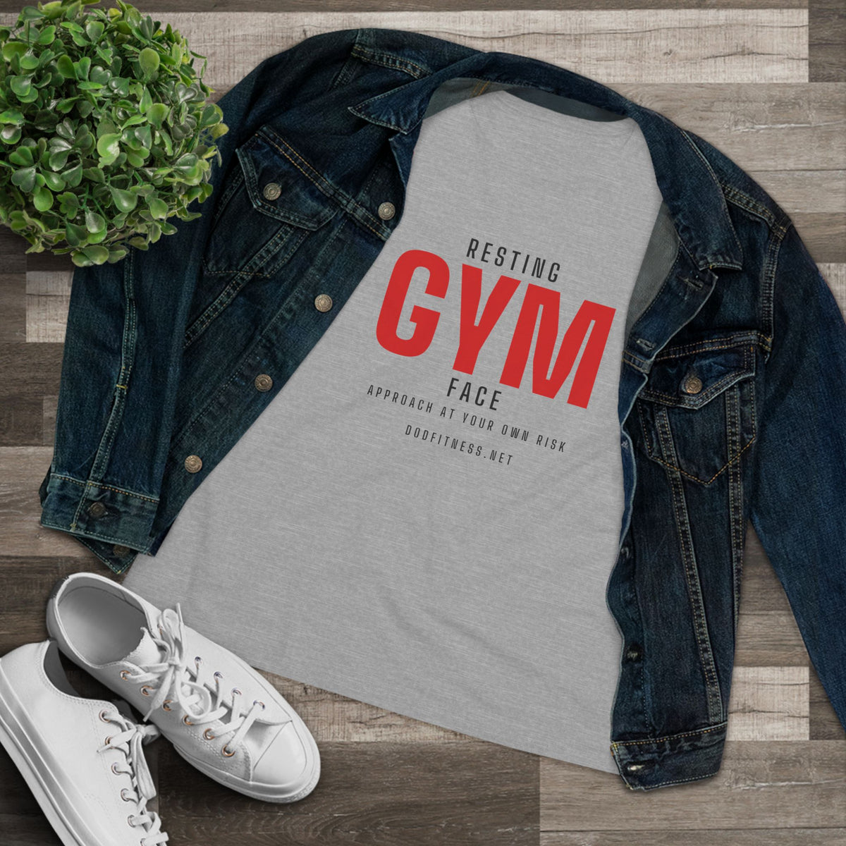 DoD Fitness - Resting Gym Face Women's Tee