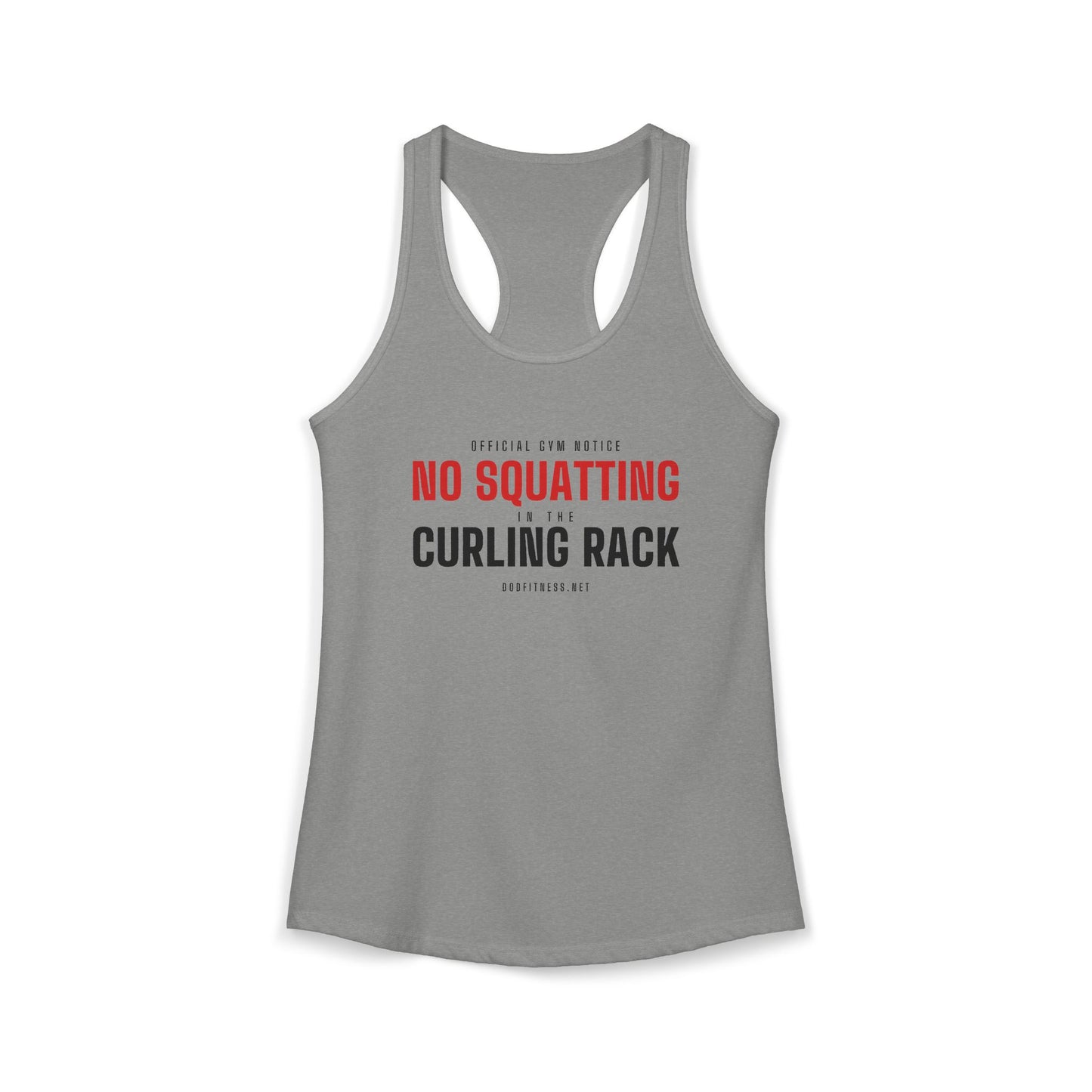 DoD Fitness - Curling Rack Women's Tank