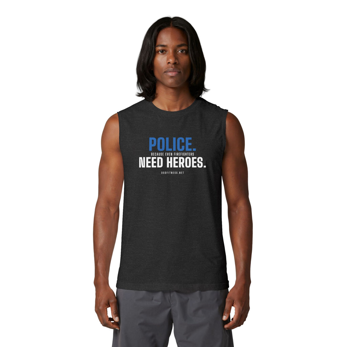DoD Fitness - Police Need Heroes Stringer Tank