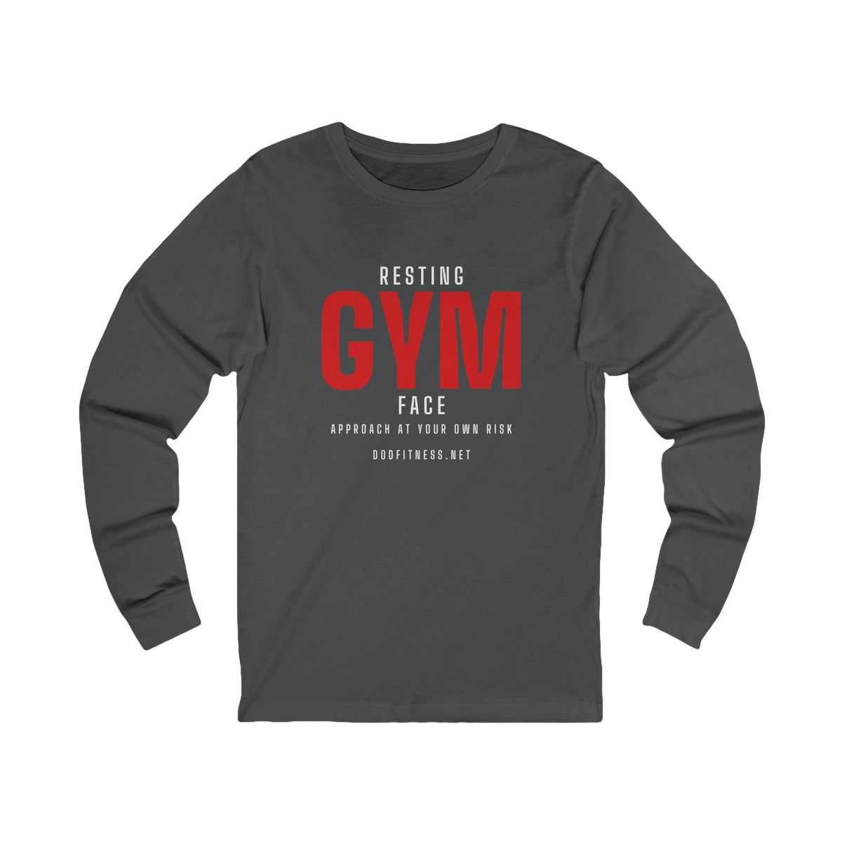 DoD Fitness - Resting Gym Face Long Sleeve