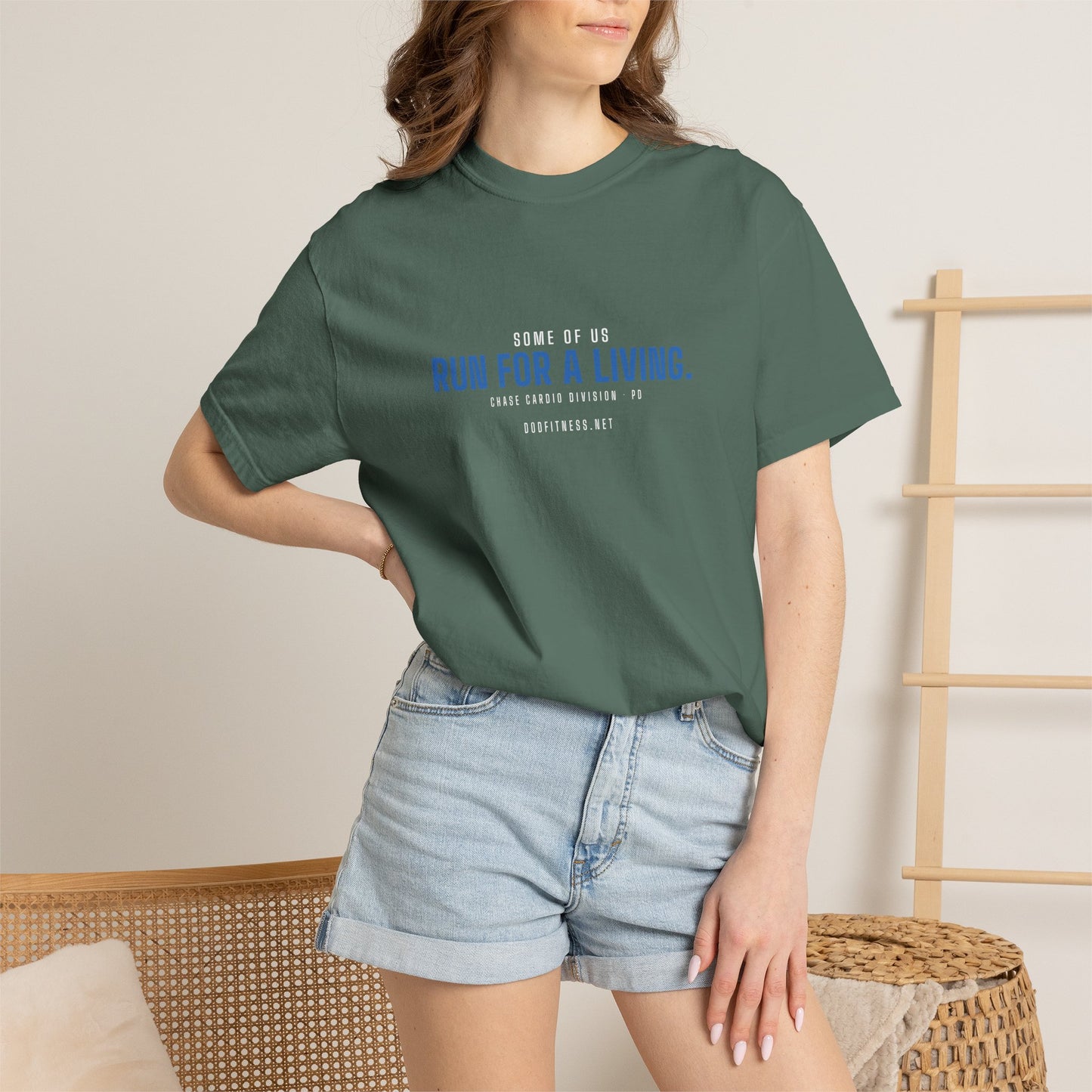 DoD Fitness - Run For A Living Men's Tee
