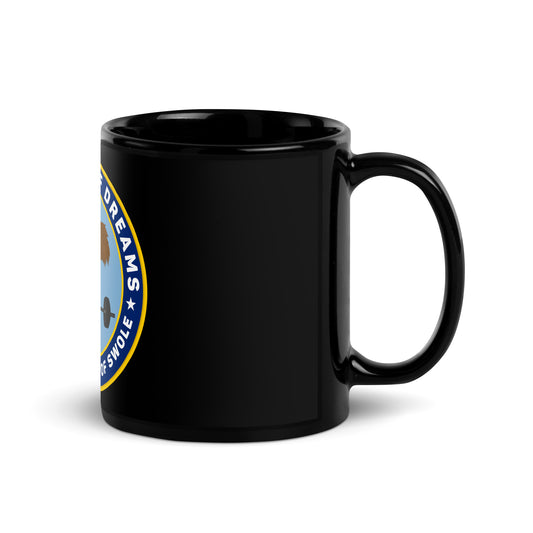 DoD Black Glossy Mug (Color Logo)