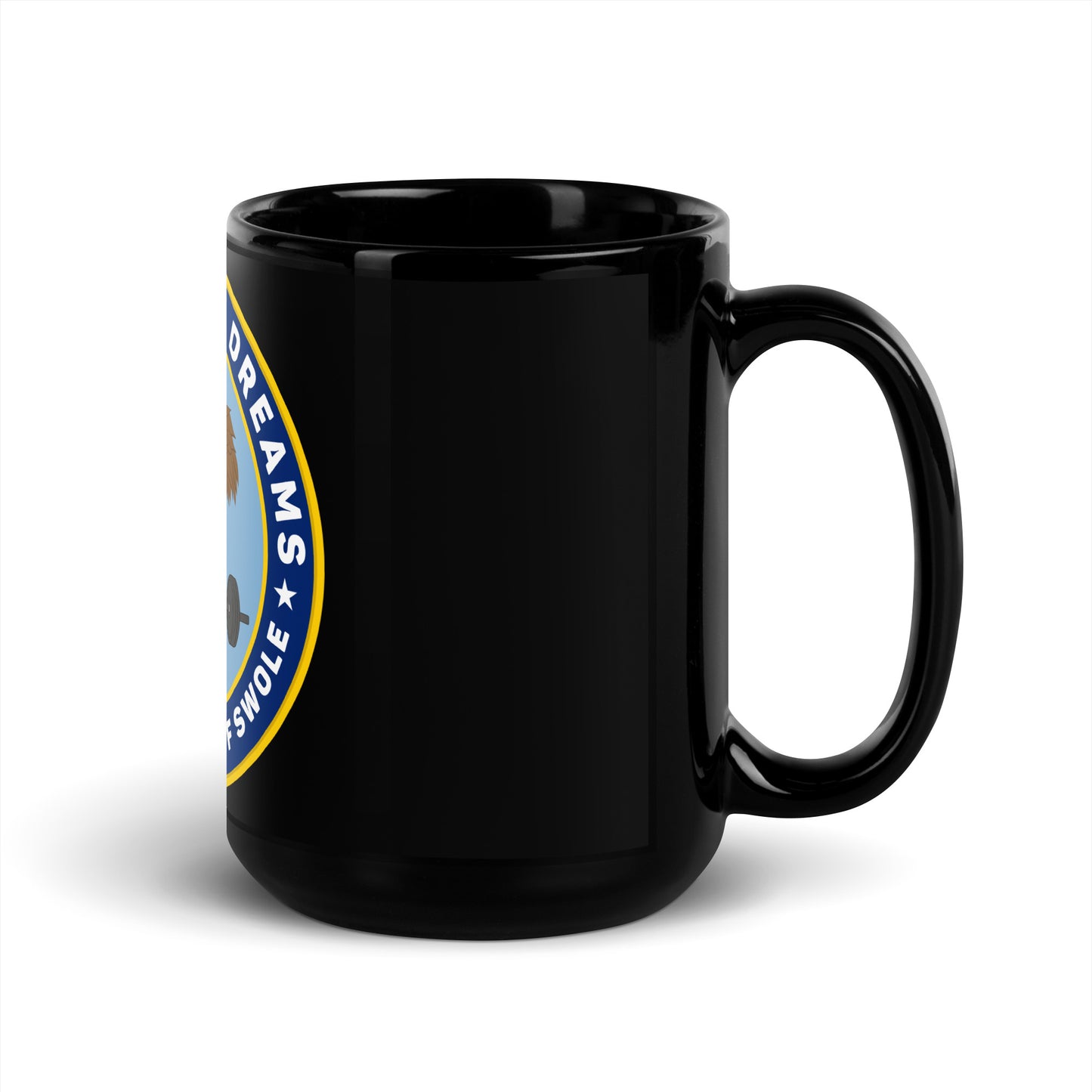 DoD Black Glossy Mug (Color Logo)