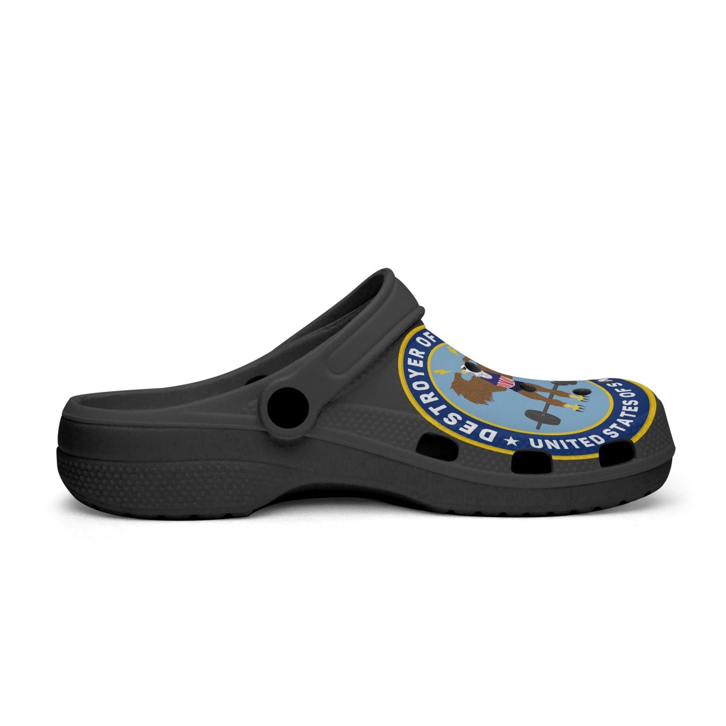 DoD Black-base AOP Clogs