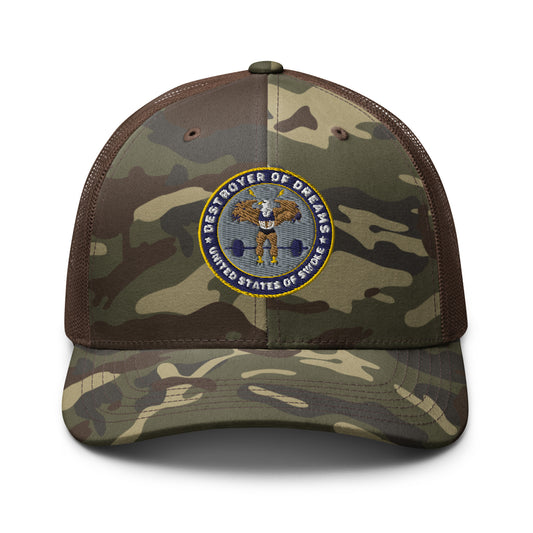 DoD Camouflage trucker hat