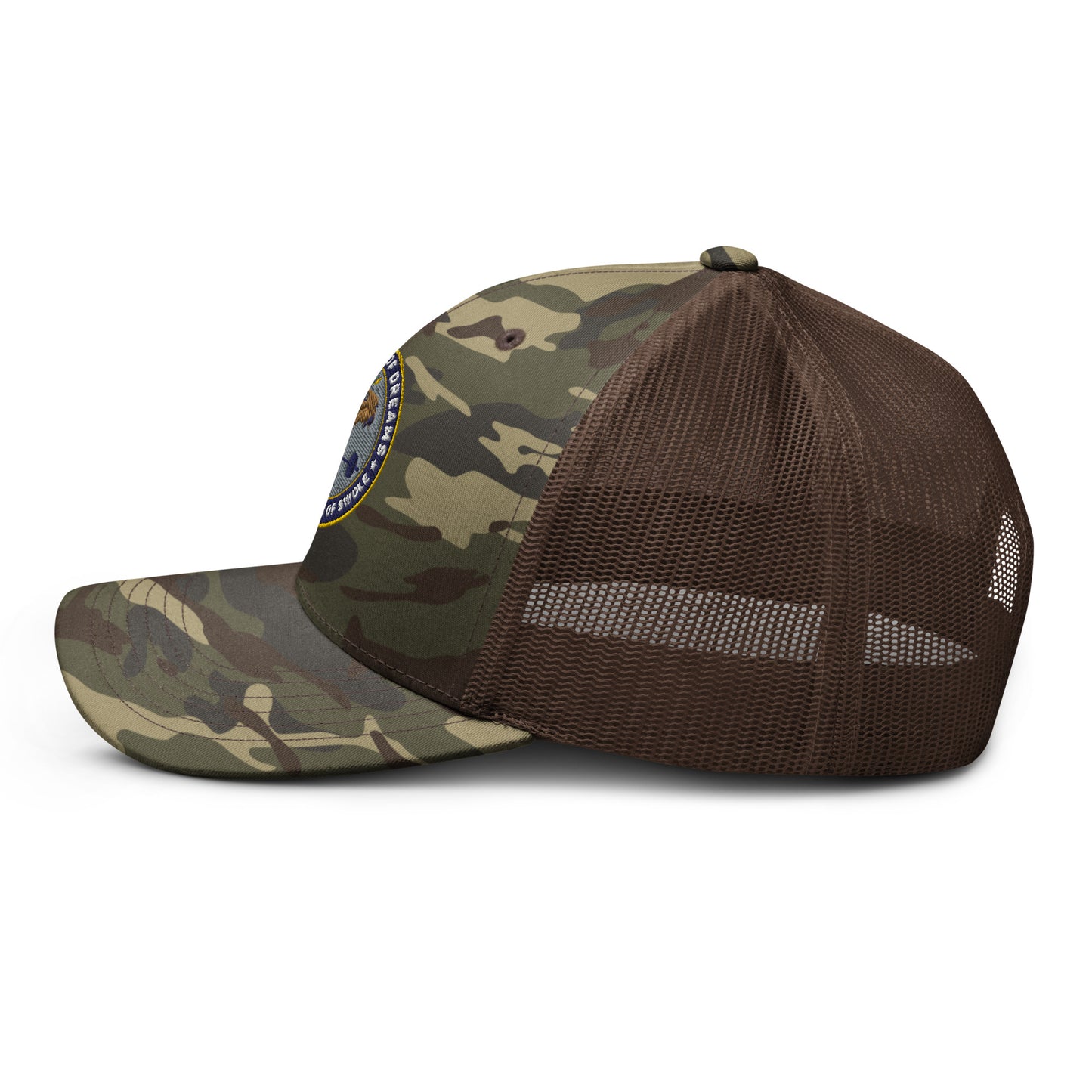 DoD Camouflage trucker hat