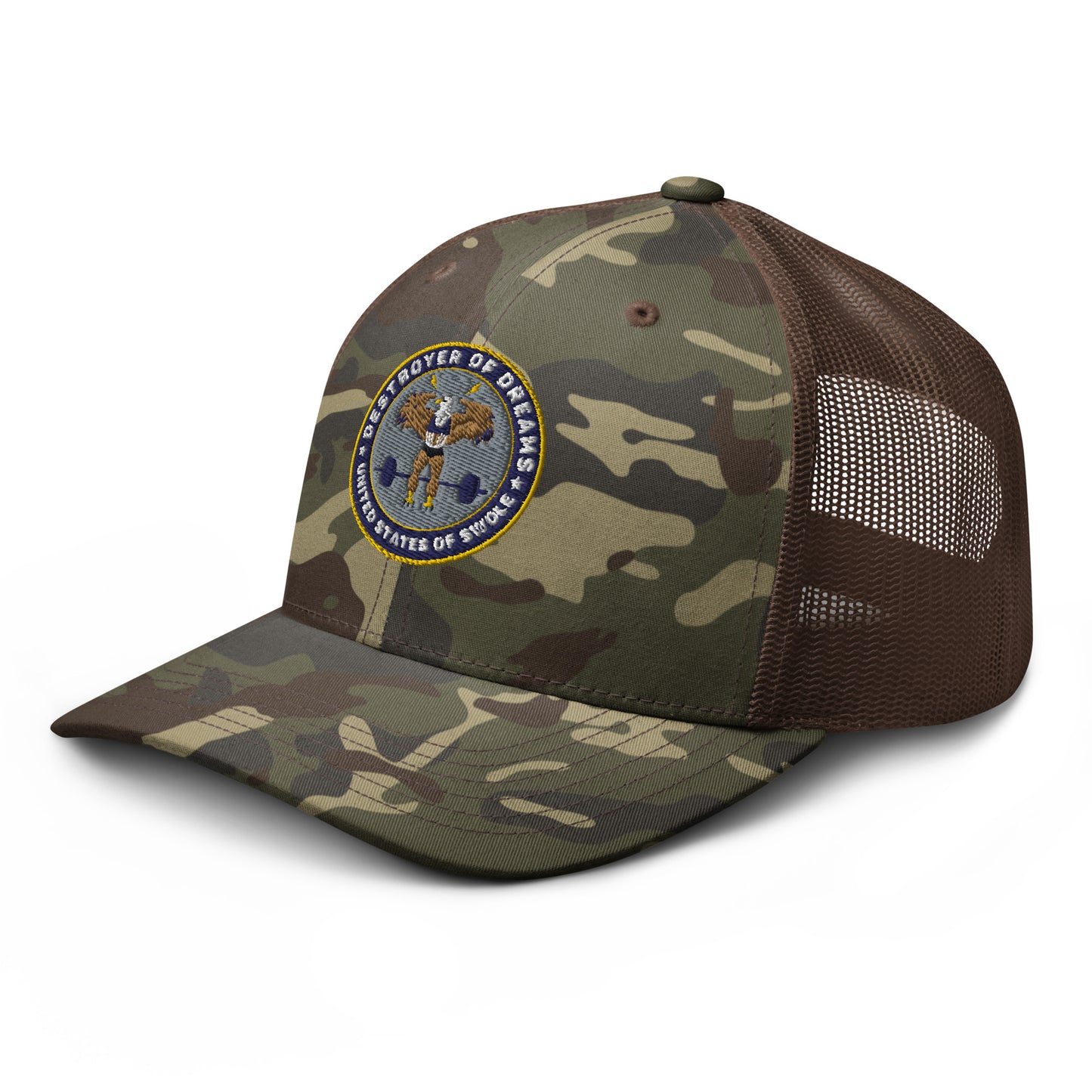 DoD Camouflage trucker hat