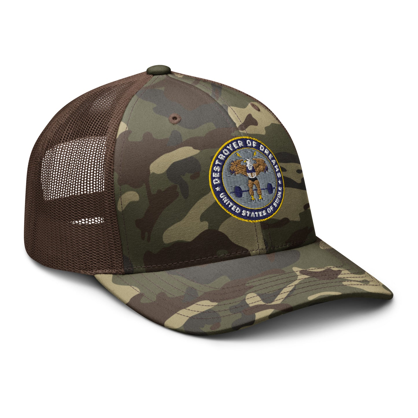 DoD Camouflage trucker hat