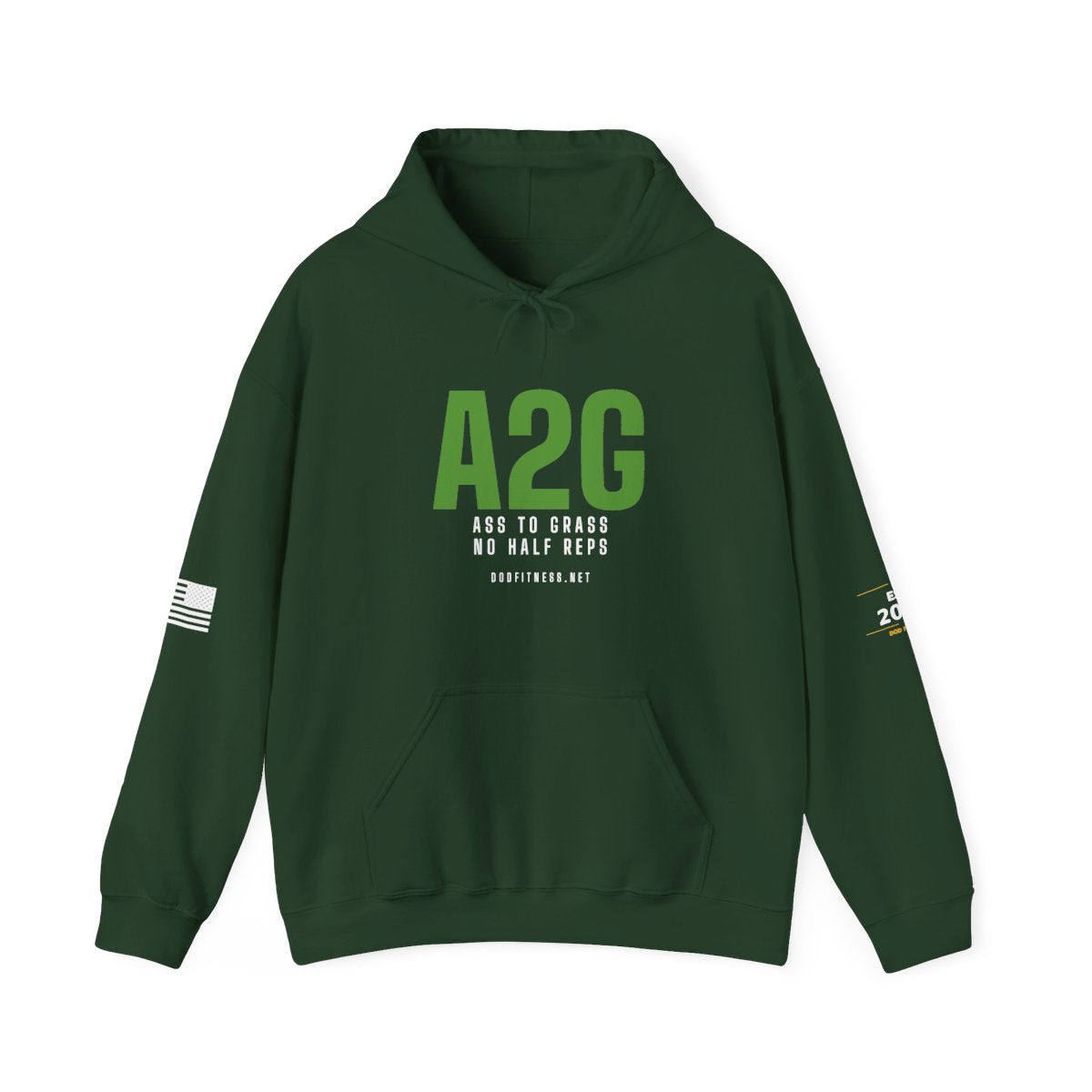 DoD Fitness - A2G - No Half Reps Hoodie