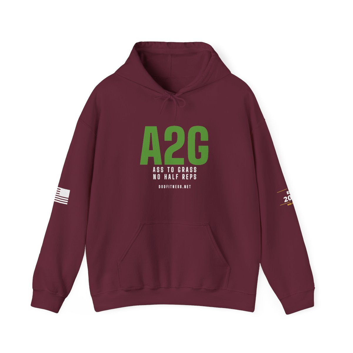 DoD Fitness - A2G - No Half Reps Hoodie