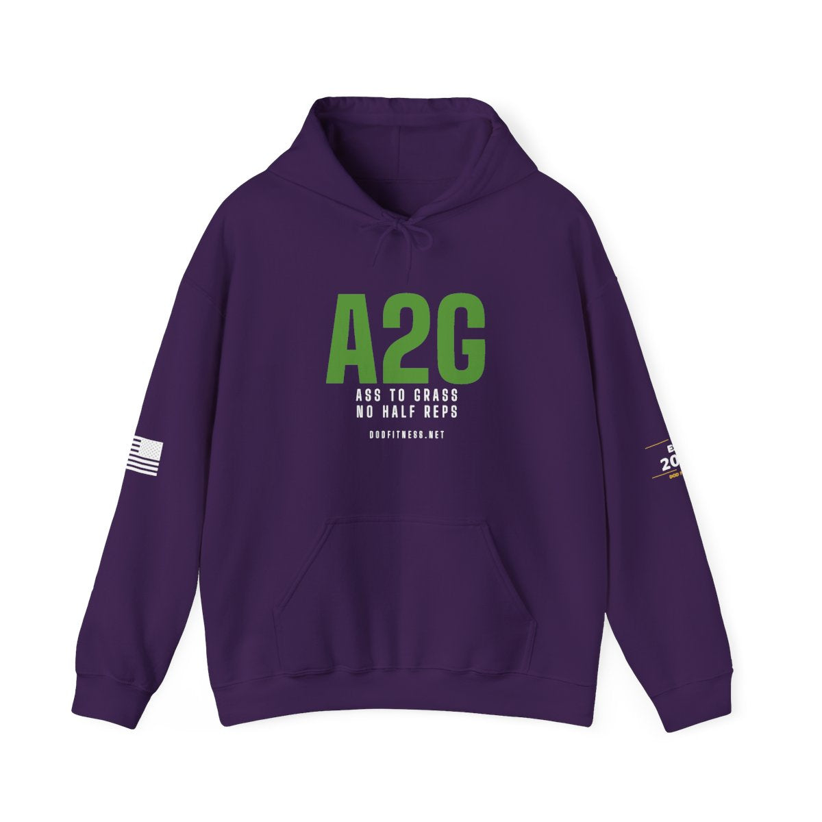 DoD Fitness - A2G - No Half Reps Hoodie