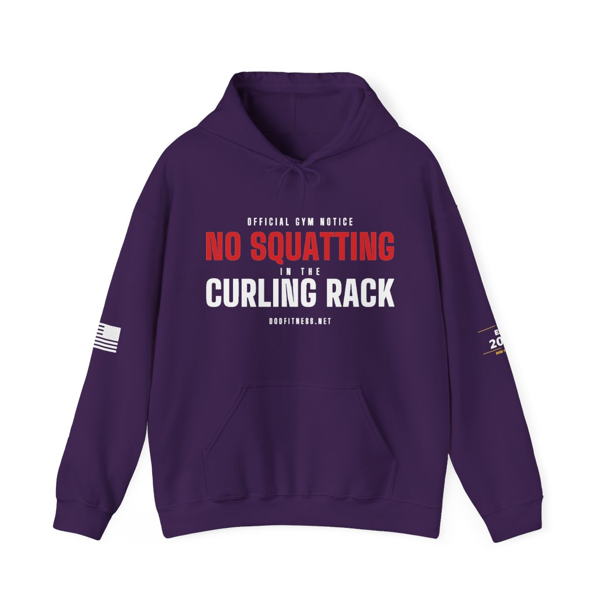 DoD Fitness - Curling Rack Hoodie