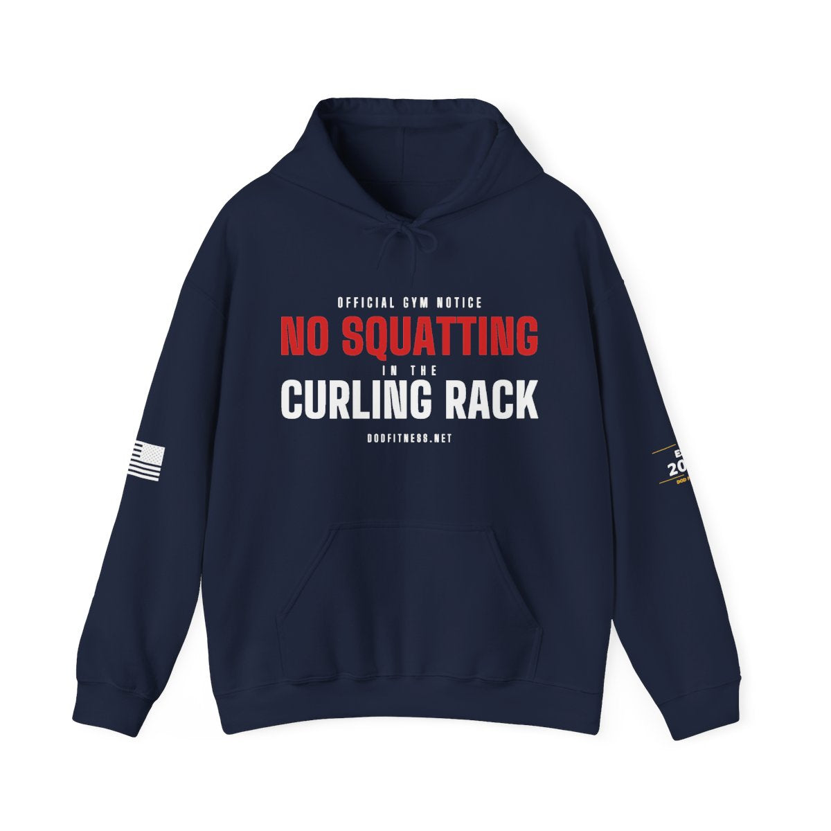 DoD Fitness - Curling Rack Hoodie