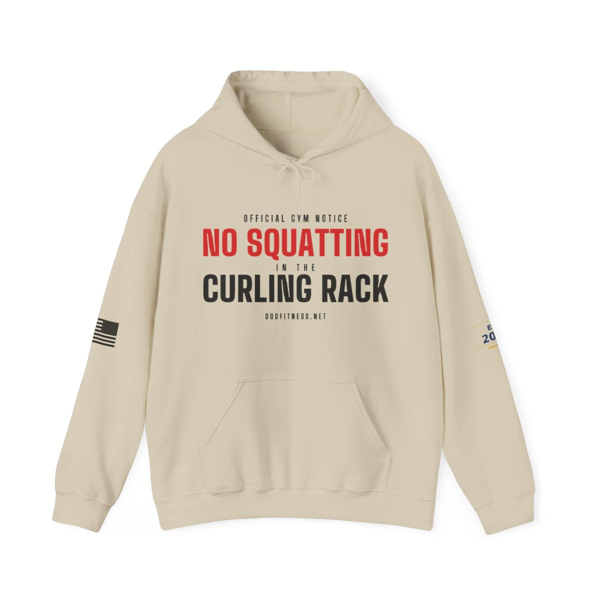DoD Fitness - Curling Rack Hoodie