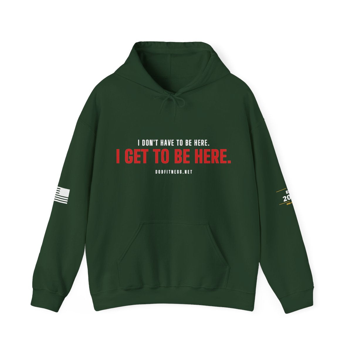 Have Get hoodie in Forest Green - funny gym hoodie by DoD Fitness