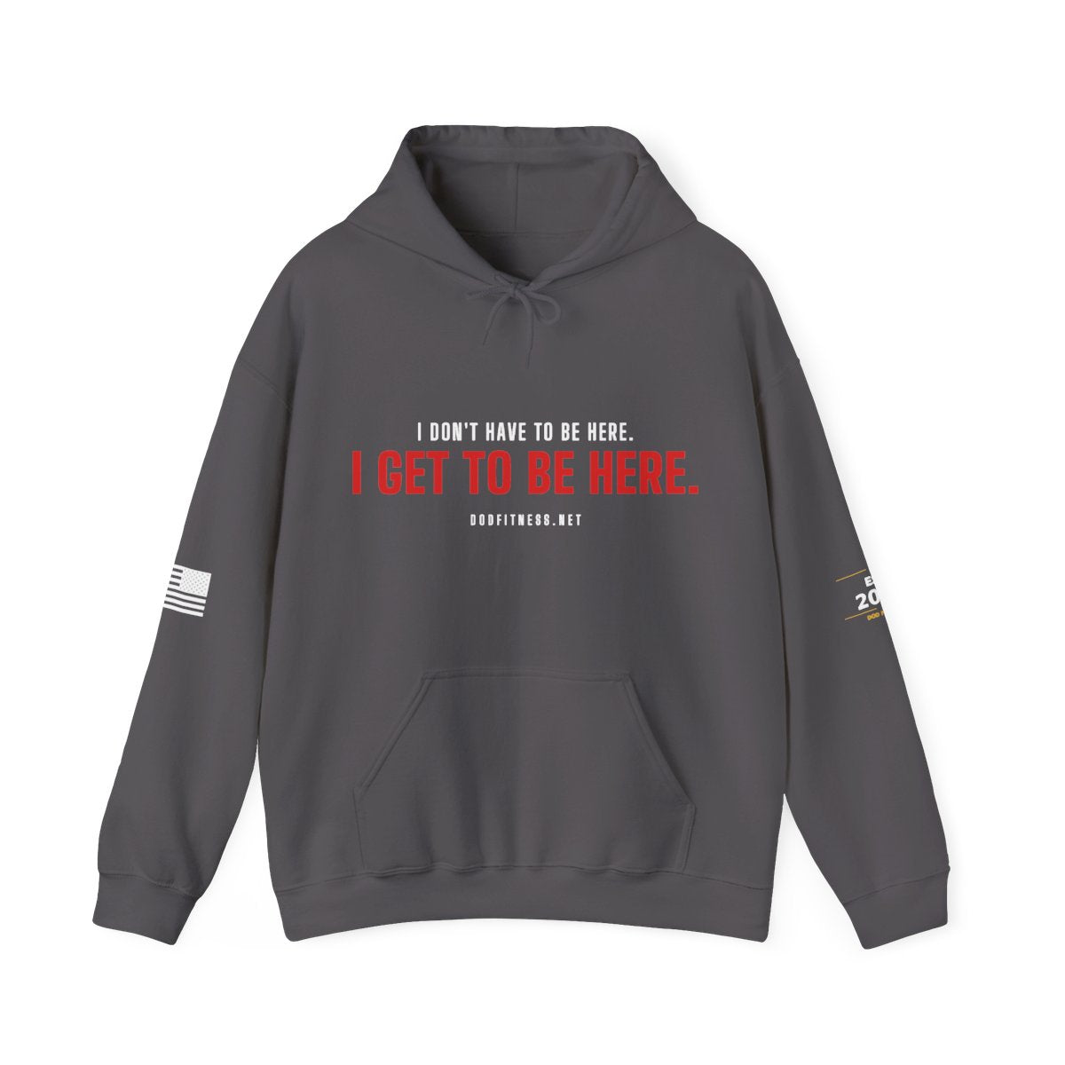 Have Get hoodie in Charcoal - funny gym hoodie by DoD Fitness
