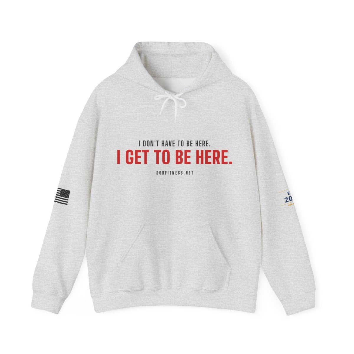 Have Get hoodie in Ash - funny gym hoodie by DoD Fitness