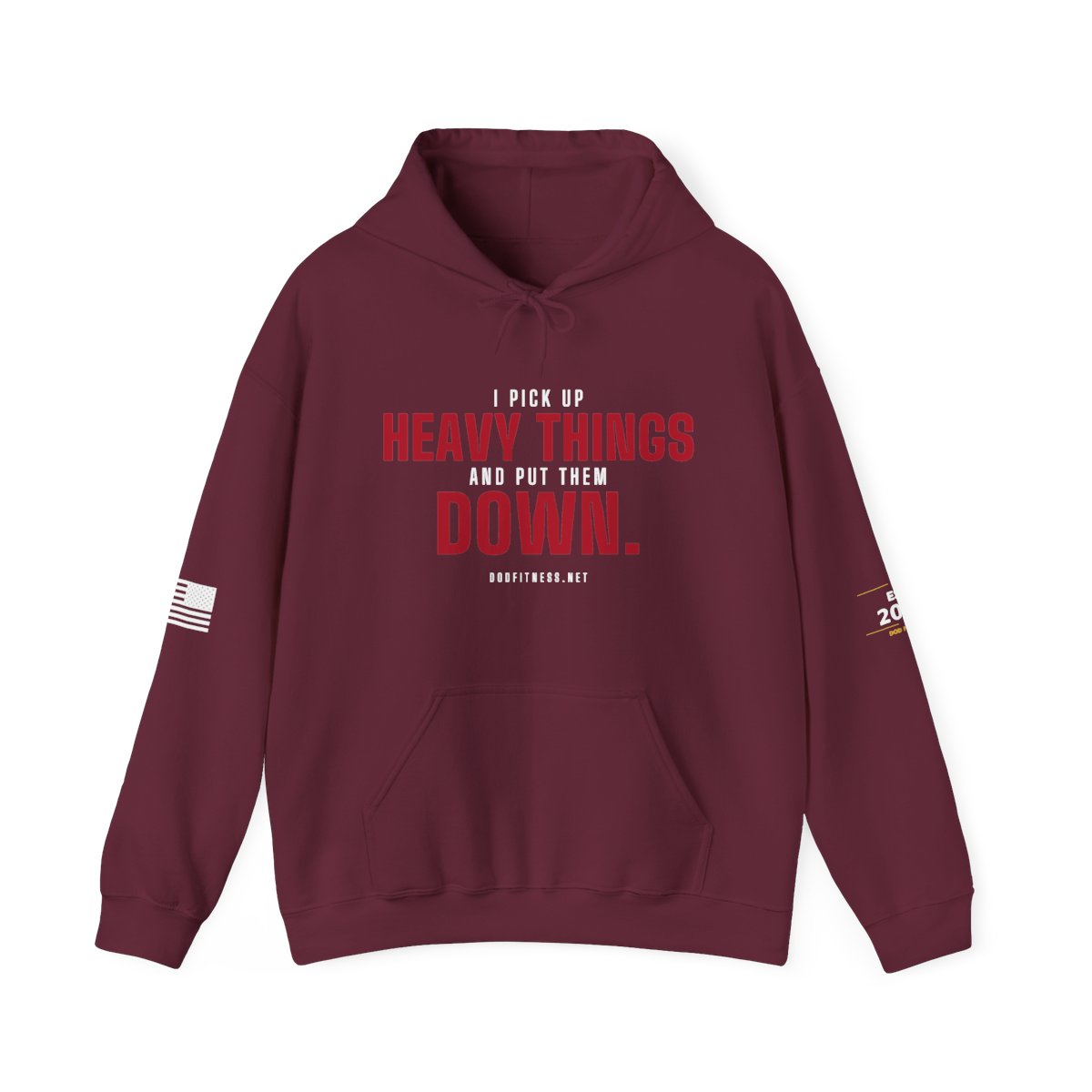 DoD Fitness - Heavy Things Hoodie