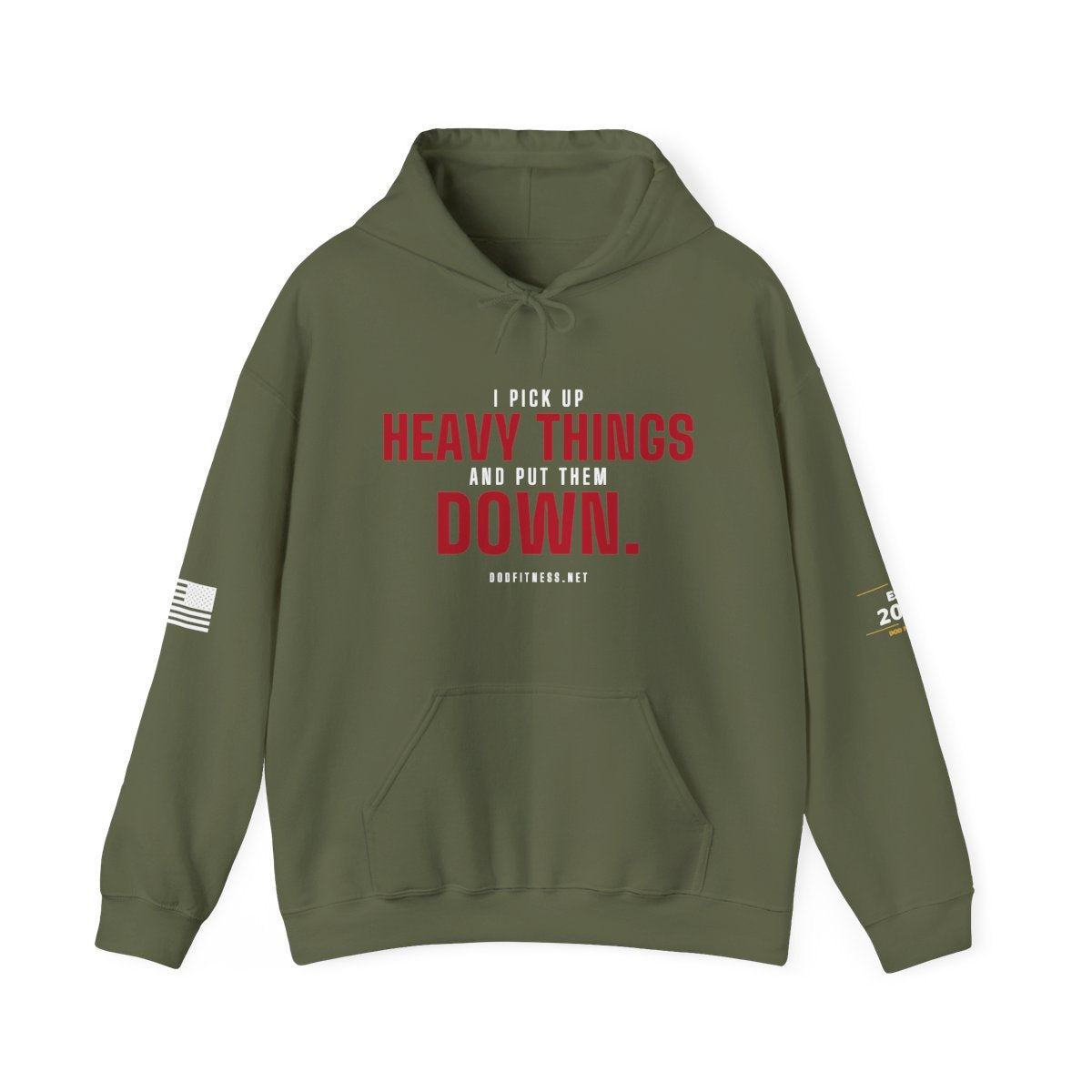 DoD Fitness - Heavy Things Hoodie