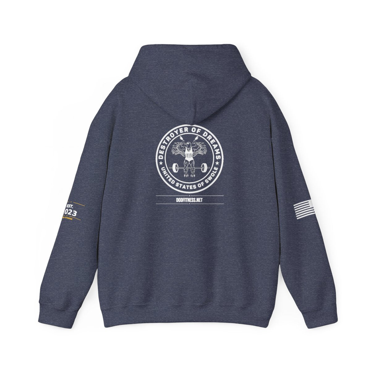 Knees Weak hoodie - funny gym shirt by DoD Fitness