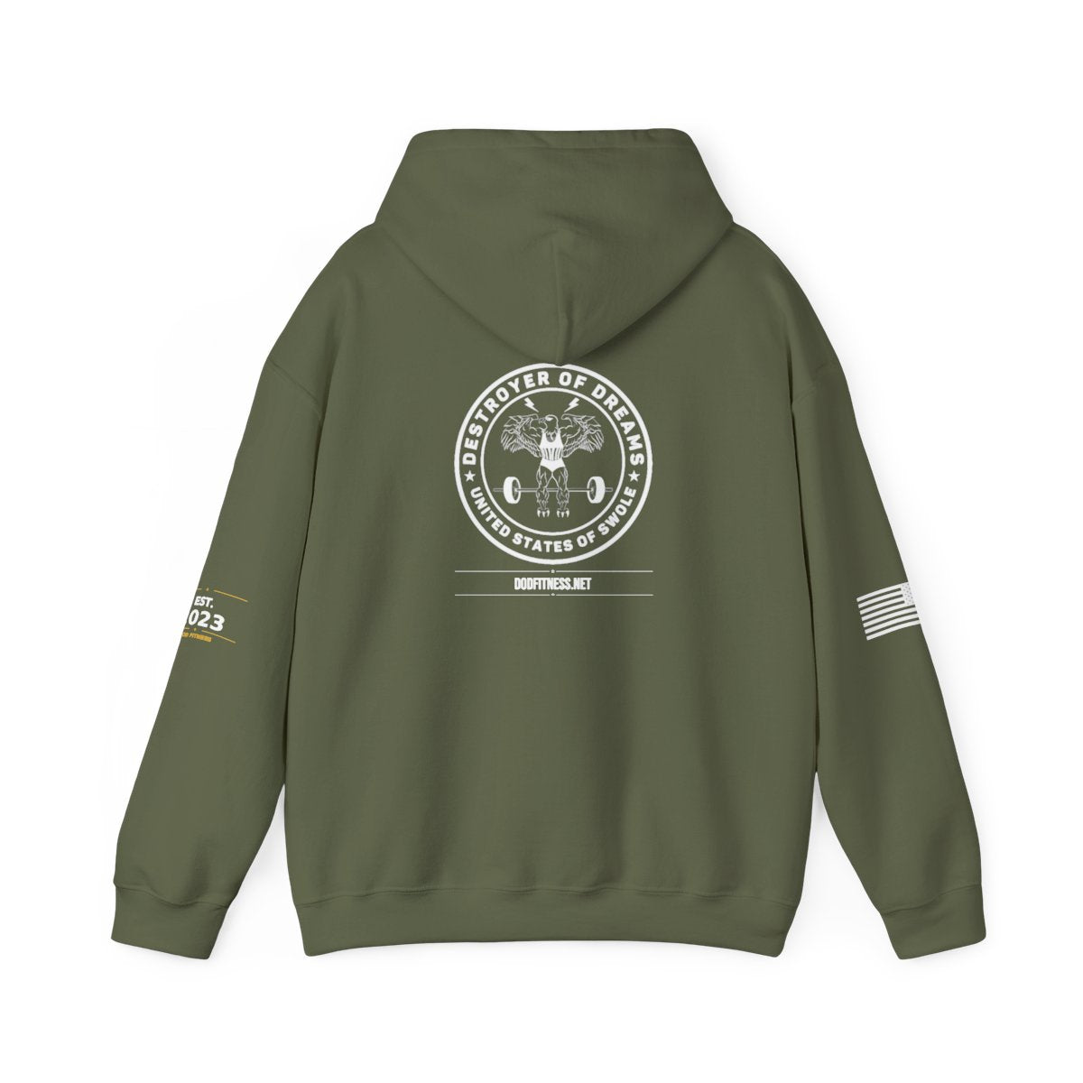 Knees Weak hoodie - funny gym shirt by DoD Fitness