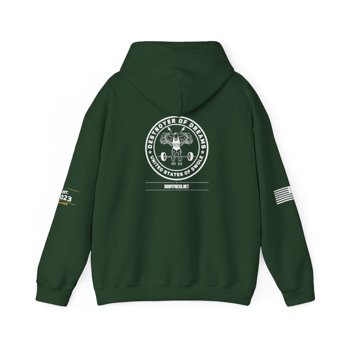 Knees Weak hoodie - funny gym shirt by DoD Fitness