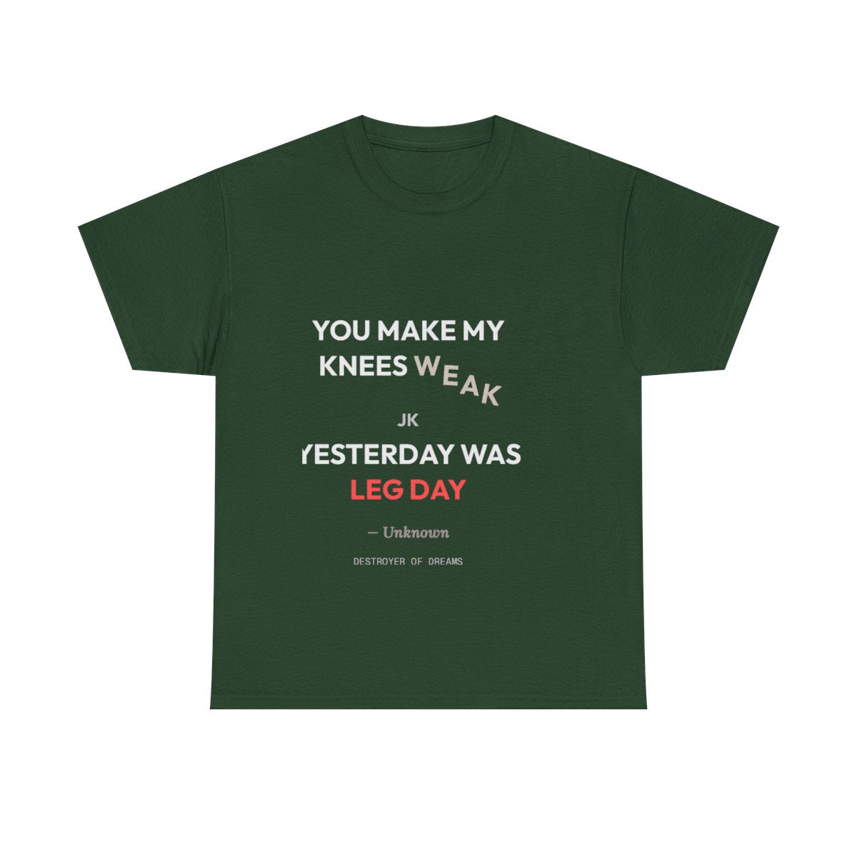 DoD Fitness - Knees Weak Women's Tee
