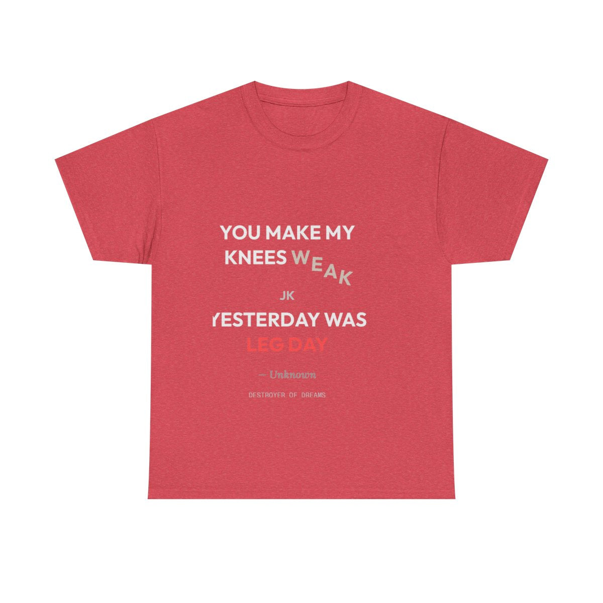 DoD Fitness - Knees Weak Women's Tee