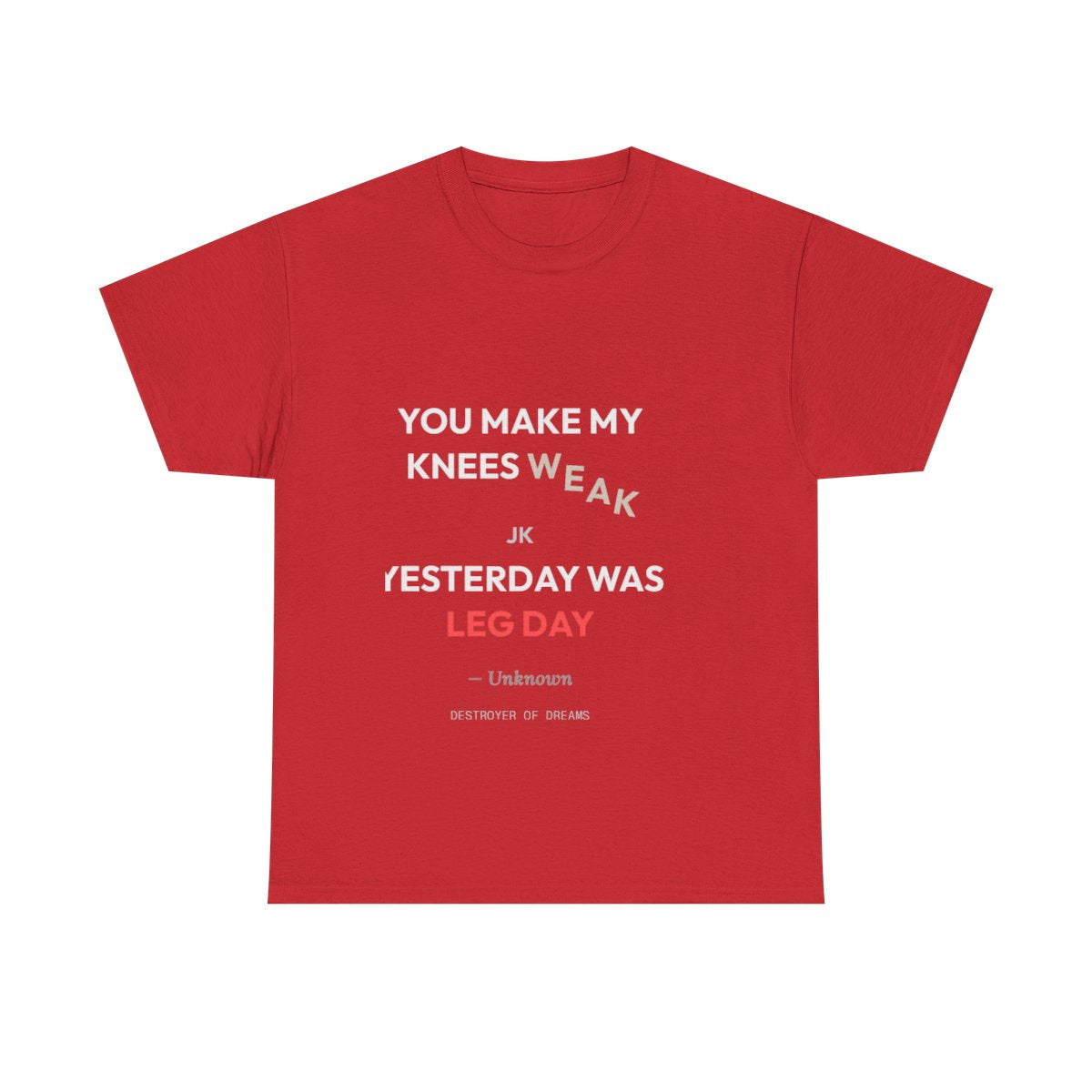 DoD Fitness - Knees Weak Women's Tee