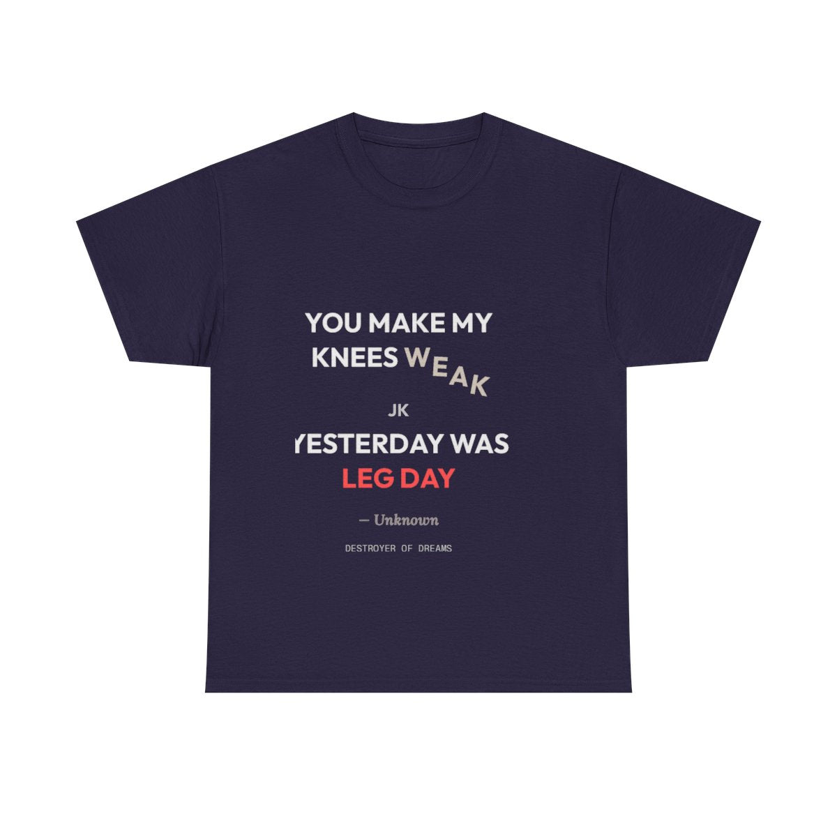 DoD Fitness - Knees Weak Women's Tee