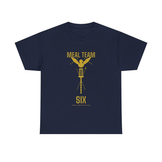 MEAL Team 6 - Deploy the Fork women's tee in Navy - funny gym shirt by DoD Fitness